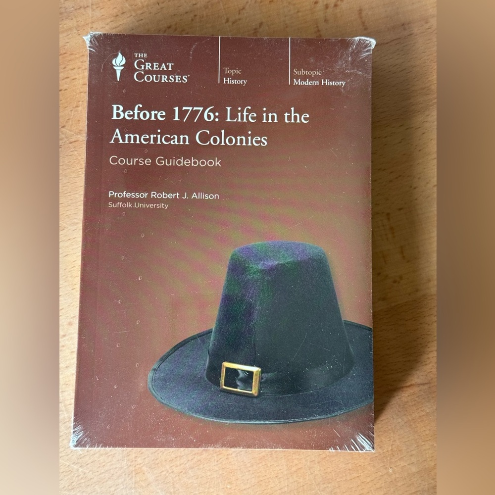 NWT SEALED Great Courses DVDs : BEFORE 1776        LIFE IN THE AMERICAN COLONIES